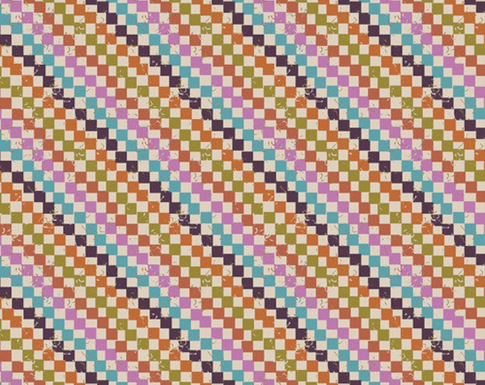 New Vintage by Kathy Doughty for Free Spirit Fabrics - Fat quarter of Tapestry Stripe in Fete