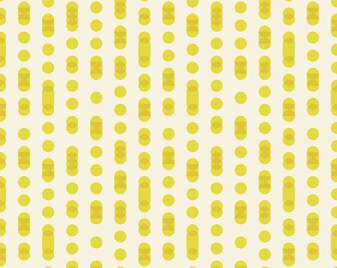 First Light Moonrise in Code in Citron (RS052-15) by Ruby Star Society for Moda -- Fat Quarter