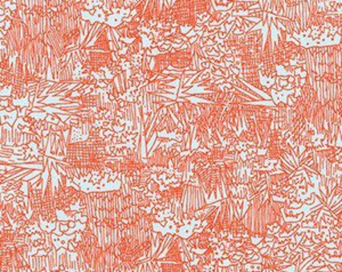 In Stock!  Friedlander by Carolyn Friedlander - Fat Quarter- Green Wall Lawn in Flame