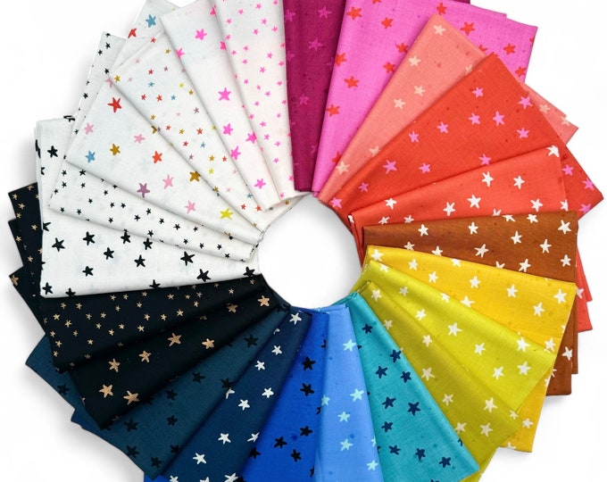 Starry Fat Quarter Bundle 2024 by Alexia Marcelle Abegg for Moda’s Ruby Star Society