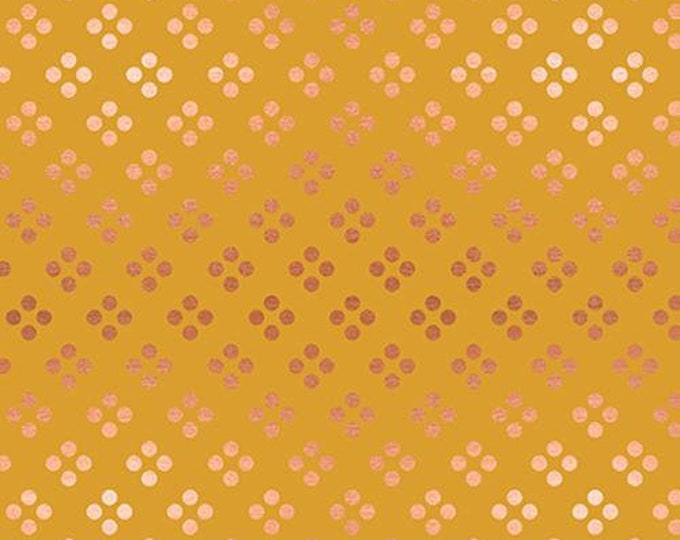 Elixir by Melody Miller for Ruby Star Society -- Fat Quarter of  Pixie in Cactus Metallic