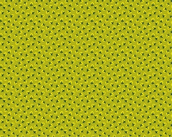 Five and Ten by Denyse Schmidt for Windham Fabrics -- Fat Quarter of Itty Bitty in Lime (52488-12)