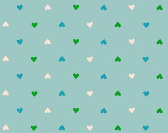 Best Day Ever -- (RS0091 20)  Hearts in Turquoise by Melody Miller for Ruby Star Society