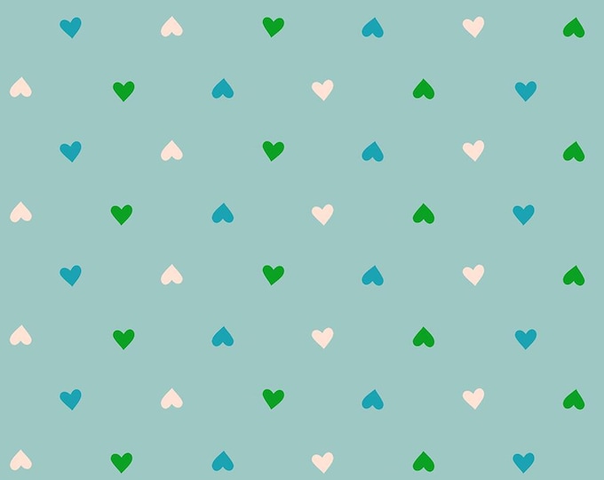Best Day Ever -- (RS0091 20)  Hearts in Turquoise by Melody Miller for Ruby Star Society