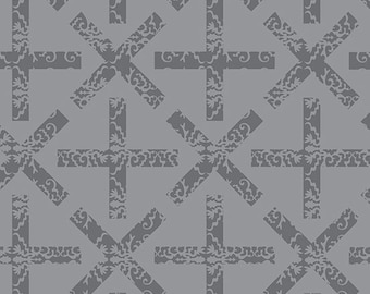 Art Theory by Alison Glass -- Fat quarter of X&+ in Day