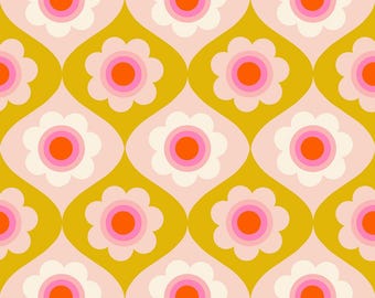 Trinketry-- (RS0114 14) Trinketry Floral in Goldenrod by Melody Miller