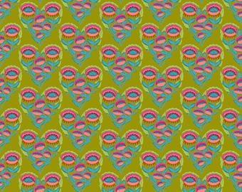 Allegory by Anna Maria Parry -- Fat Quarter of AMT143-71L Pitterpat in Lichen