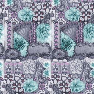English Summer by Anna Horner for Free Spirit Fabrics - Tourist in Amethyst