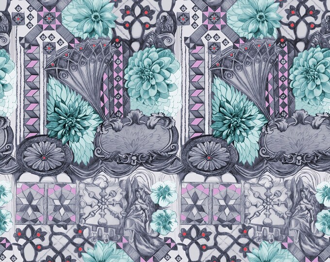 English Summer by Anna Horner for Free Spirit Fabrics - Tourist in Amethyst