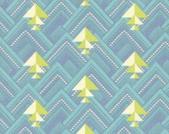 Amy Butler Splendor -- Fat Quarter of Head North in Mist