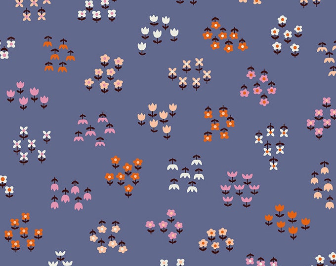 Tarrytown Little Flowers in Periwinkle (RS3021-13) by Ruby Star Society for Moda -- Fat Quarter