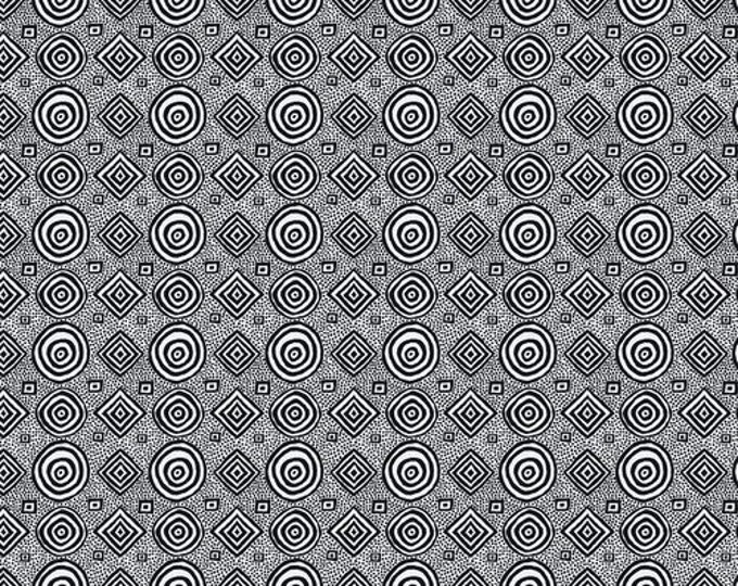 Kaffe Fassett -- Fat Quarter of Good Vibrations in White