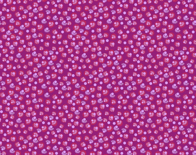 Bright Eyes by Anna Maria Horner Fabrics for Free Spirit Fabrics - Fat quarter of Dot Your Eyes in Magenta