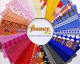 Honey by Alexia Marcelle Abegg for Ruby Star Society Fabrics - 18”x22”/34 pieces