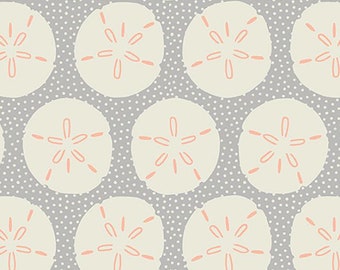 Florida 2 by Ruby Star Society -- Fat Quarter of Sand Dollars in Steel (RS2056 11)