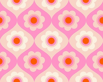 Trinketry-- (RS0114 17) Trinketry Floral in Flamingo by Melody Miller