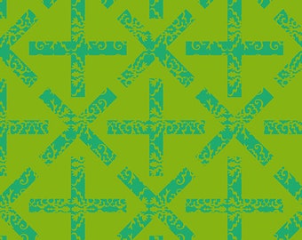 Sun Print 2022 -- Anniversary Collection by Alison Glass -- A 7021-G1 X&+ in Woodland