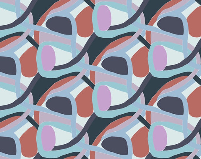 After the Rain by Bookhou for Anna Maria Horner Conservatory Chapter 3 with Free Spirit Fabrics- Fat Quarter of Woven in Heather