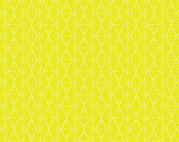 Fabrics From the Attic by Guicy Guice for Andover Fabrics - Fat Quarter of Sunshine in Limoncello