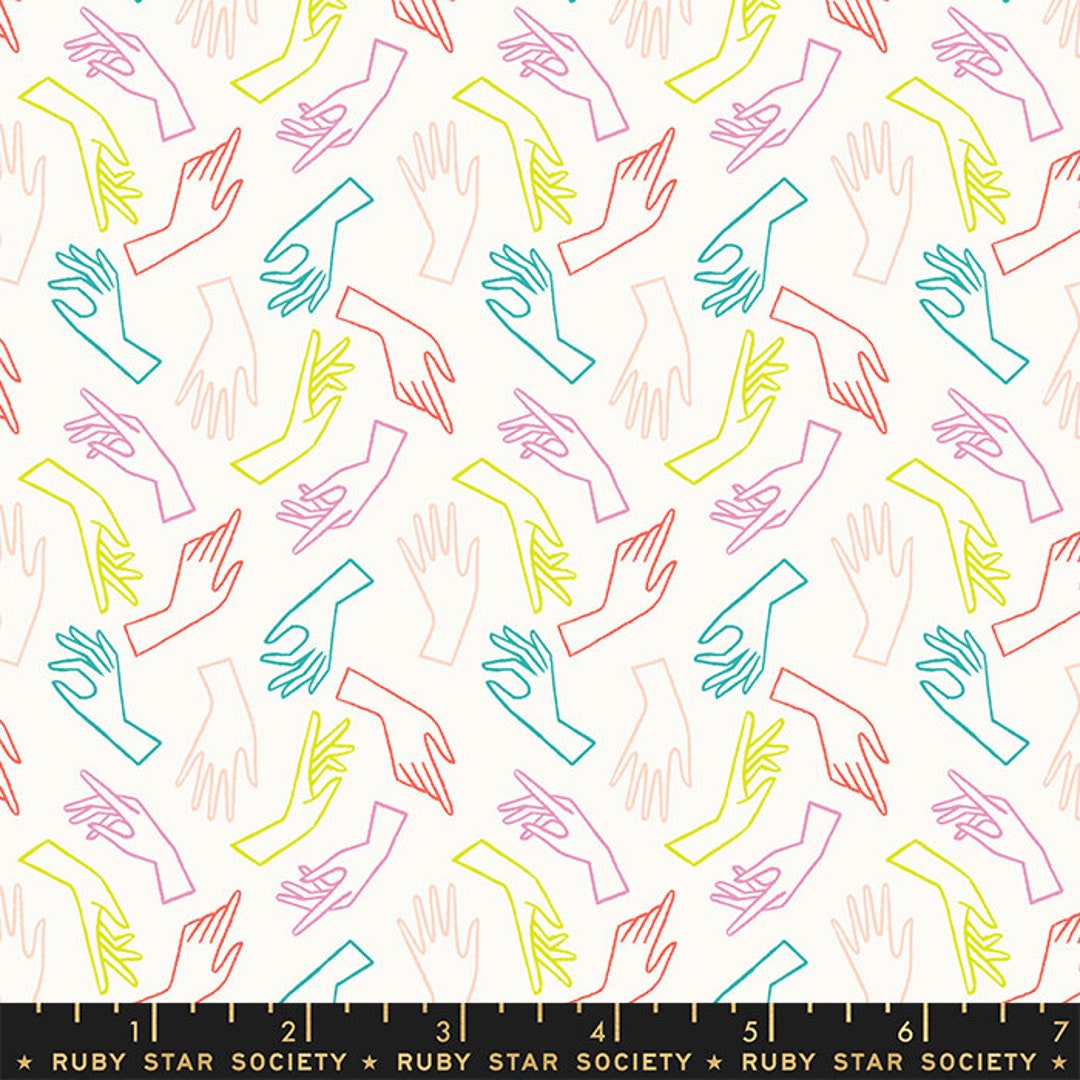 Adorn by Rashida Coleman Hale -- Gesture in Cream Soda (RS1021-11) by ...