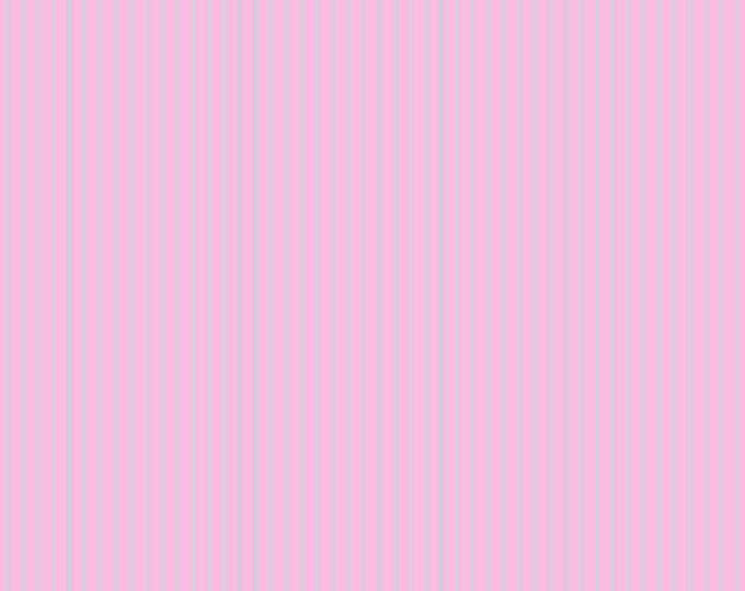 Fat Quarter  - Tula Pink's True Colors Fabric for Free Spirit Fabrics -- Tiny Stripes in Petal