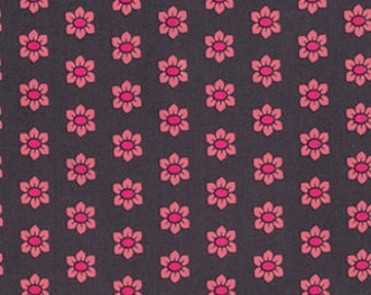Mod Corsage by Anna Maria Horner for Free Spirit - Stamped in Coral - Fat Quarter