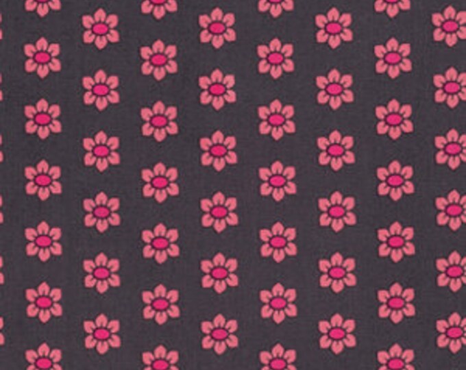 Mod Corsage by Anna Maria Horner for Free Spirit - Stamped in Coral - Fat Quarter