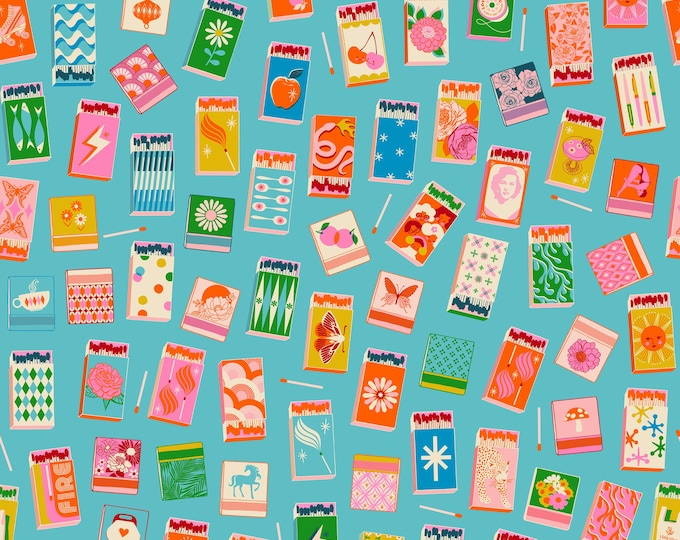 Trinketry-- (RS0109 18) Matchmaker in Turquoise by Melody Miller
