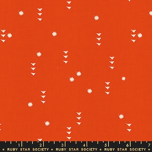 Heirloom Rain in Warm Red (RS4026 17) by Alexia Marcelle Abegg for Ruby Star Society -- Fat Quarter