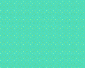 Fat Quarter  - Tula Pink's True Colors Fabric for Free Spirit Fabrics -- Tiny Dots in Peacock