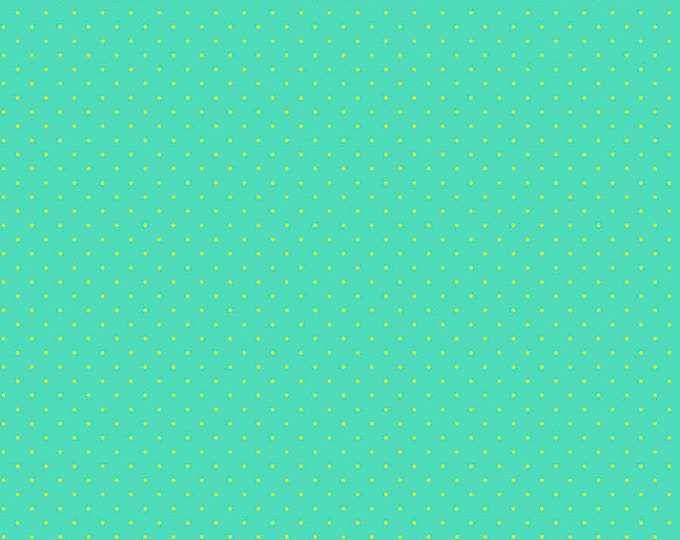 Fat Quarter  - Tula Pink's True Colors Fabric for Free Spirit Fabrics -- Tiny Dots in Peacock