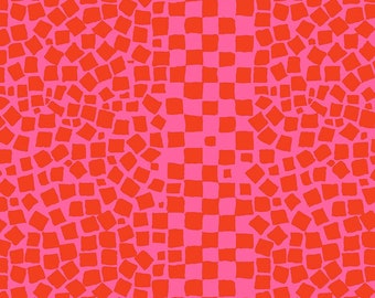 Kaffe Fassett Collective February 2021 -- Fat Quarter of Brandon Mably Chips in Rose