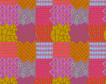 Our Fair Home by Anna Maria Horner -- Fat Quarter of Walkway in Caramel