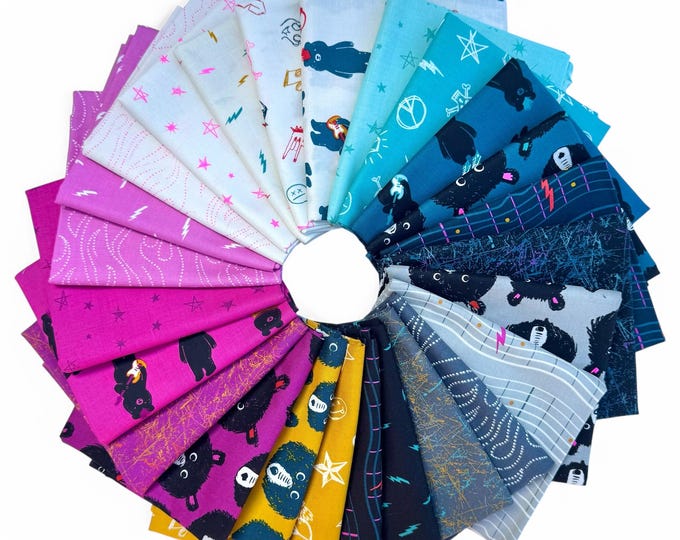 Teddy and the Bears  by Ruby Star Society -- Fat Quarter Bundle of 25