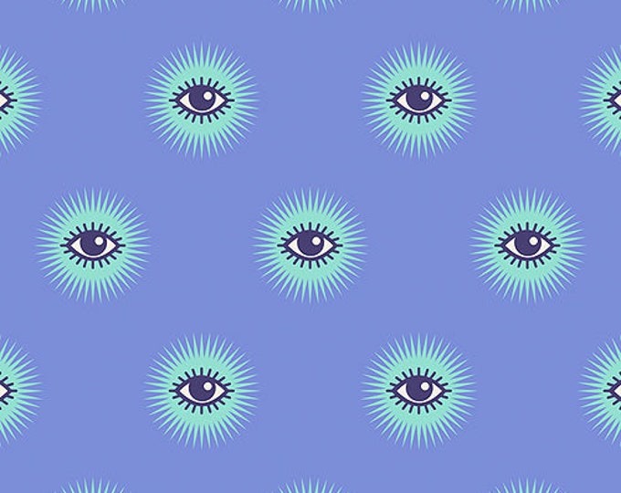 Fat Quarter I See You in Haunted  - Tula Pink's De La Luna Fabric for Free Spirit Fabrics