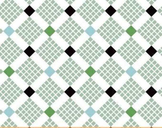 Uppercase Volume 2 by Janine Vangool for Windham Fabrics - Feed Sack in Green - Fat Quarter
