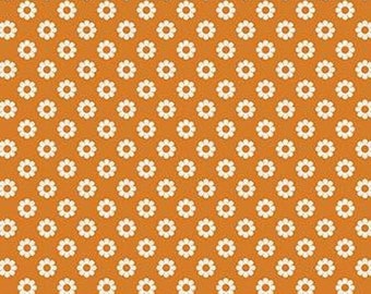 Honey Daisy Polka Dot in Earth (RS4059 17) by Alexia Marcelle Abegg for Ruby Star Society -- Fat Quarter