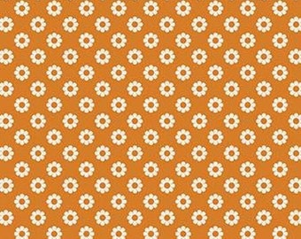 Honey Daisy Polka Dot in Earth (RS4059 17) by Alexia Marcelle Abegg for Ruby Star Society -- Fat Quarter