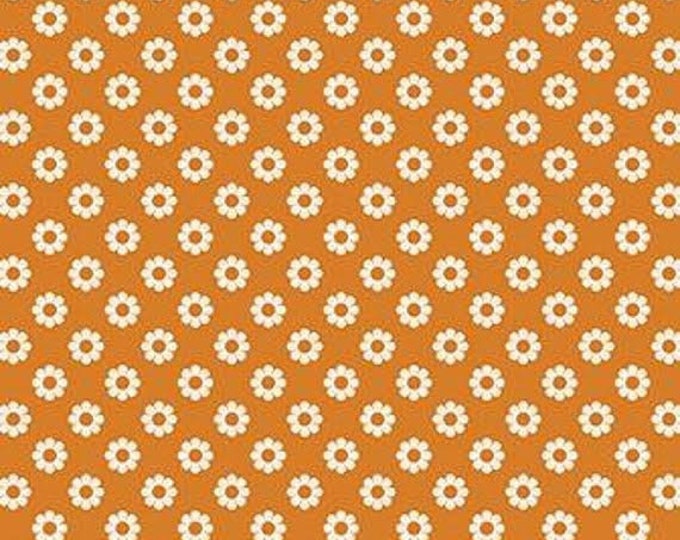 Honey Daisy Polka Dot in Earth (RS4059 17) by Alexia Marcelle Abegg for Ruby Star Society -- Fat Quarter