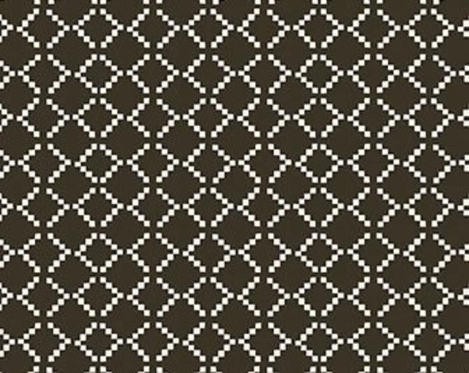 Honey Tiny Tiles in Soft Black (RS4057 18) by Alexia Marcelle Abegg for Ruby Star Society -- Fat Quarter