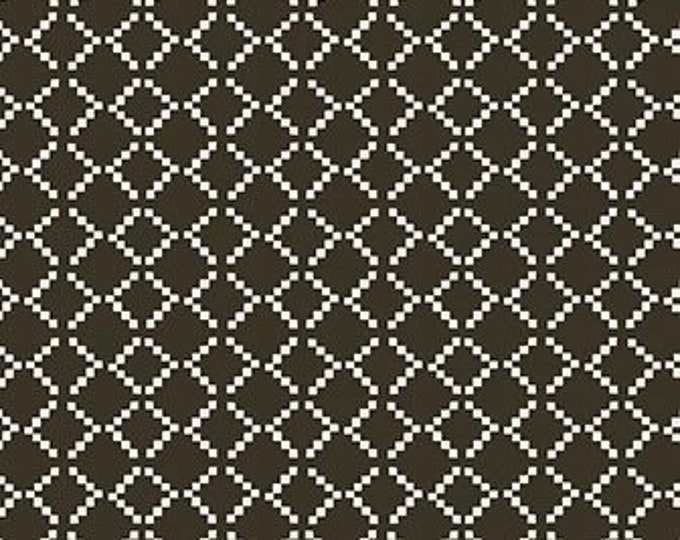 Honey Tiny Tiles in Soft Black (RS4057 18) by Alexia Marcelle Abegg for Ruby Star Society -- Fat Quarter