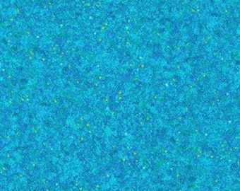 Painterly Petals by Robert Kaufman- Fat Quarter of SRKD-19152-70 Aqua