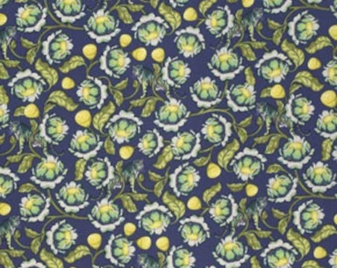 Fat Quarter Lotus Flower in Midnight - Tula Pink Eden