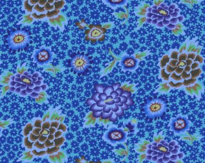 Kaffe Fassett Collective February 2022 -- Fat Quarter of Kaffe Fassett Charlotte in Blue