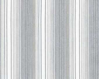 Jennifer Sampou -- Shimmer On Yarn Dyed- Fat Quarter of Multi Striped in Shadow Metallic