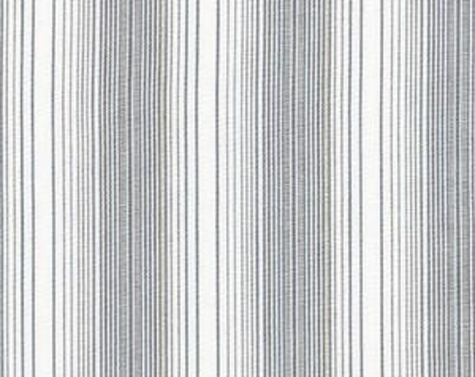 Jennifer Sampou -- Shimmer On Yarn Dyed- Fat Quarter of Multi Striped in Shadow Metallic