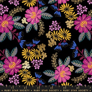 Reign Eminence in Royal Black (RS1026 16 M) van Ruby Star Society -- Fat Quarter