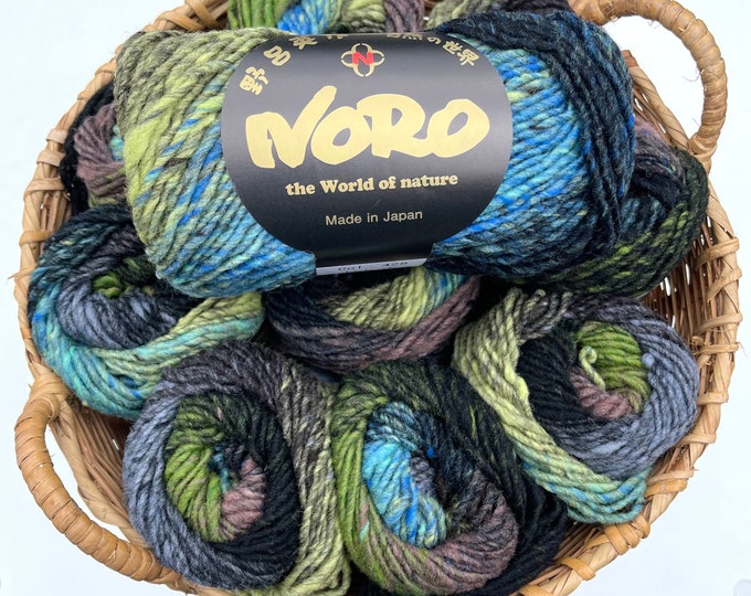 NORO Kureyon - (428)  "Taki" - 50g - 100% Wool- 10 Ply Yarn
