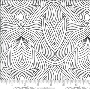 Dwell in Possibility-- Ivory Night (48316 19M) by Gingiber for Moda -- Fat Quarter