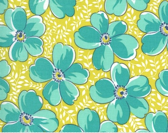 Flowers for Freya-- Love Blossoms in Sprout (23330-16) by Linzee McCray for Moda -- Fat Quarter